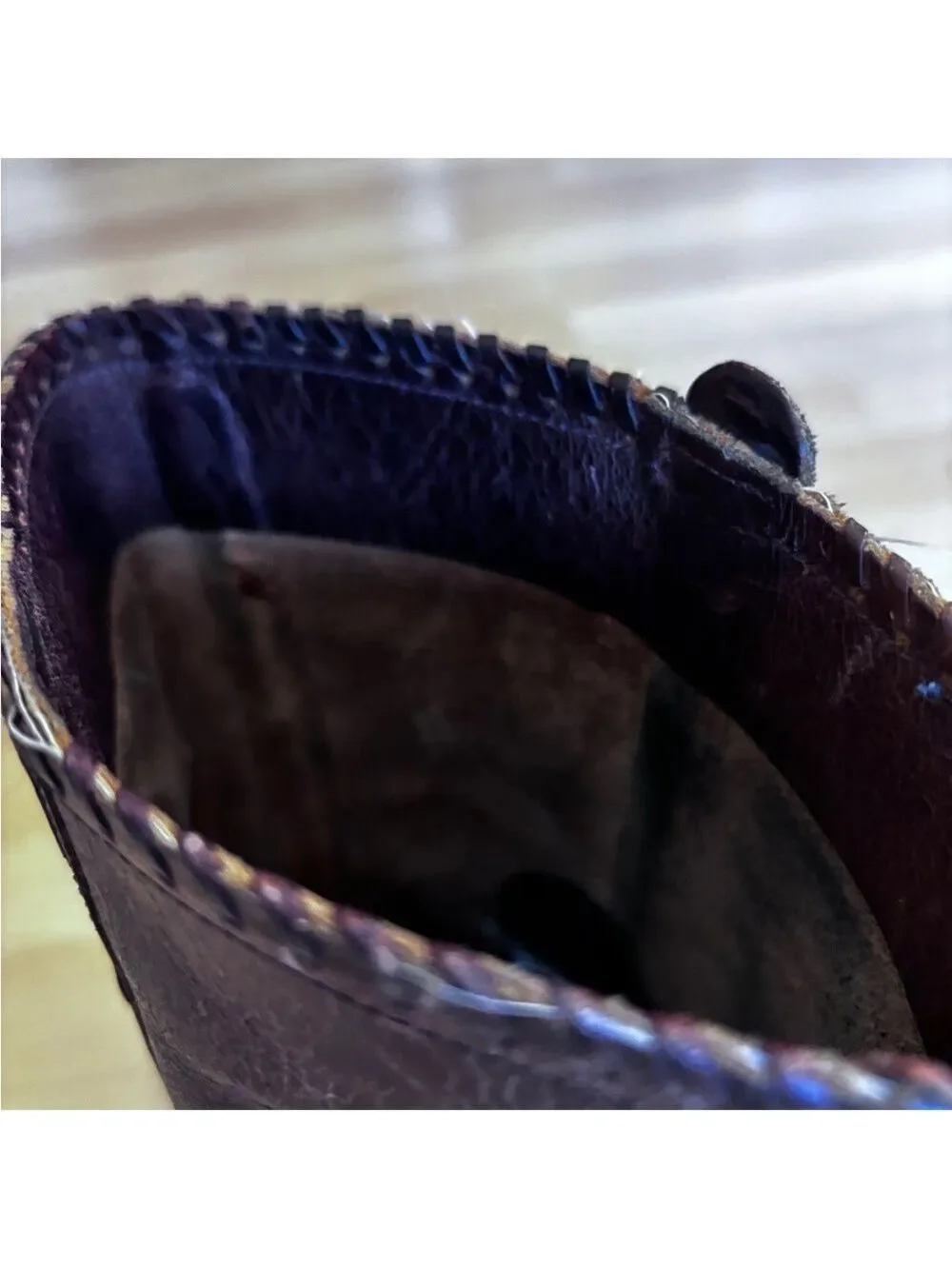 Lucky Penny Brown Leather Boots with Equestrian Style 6.5